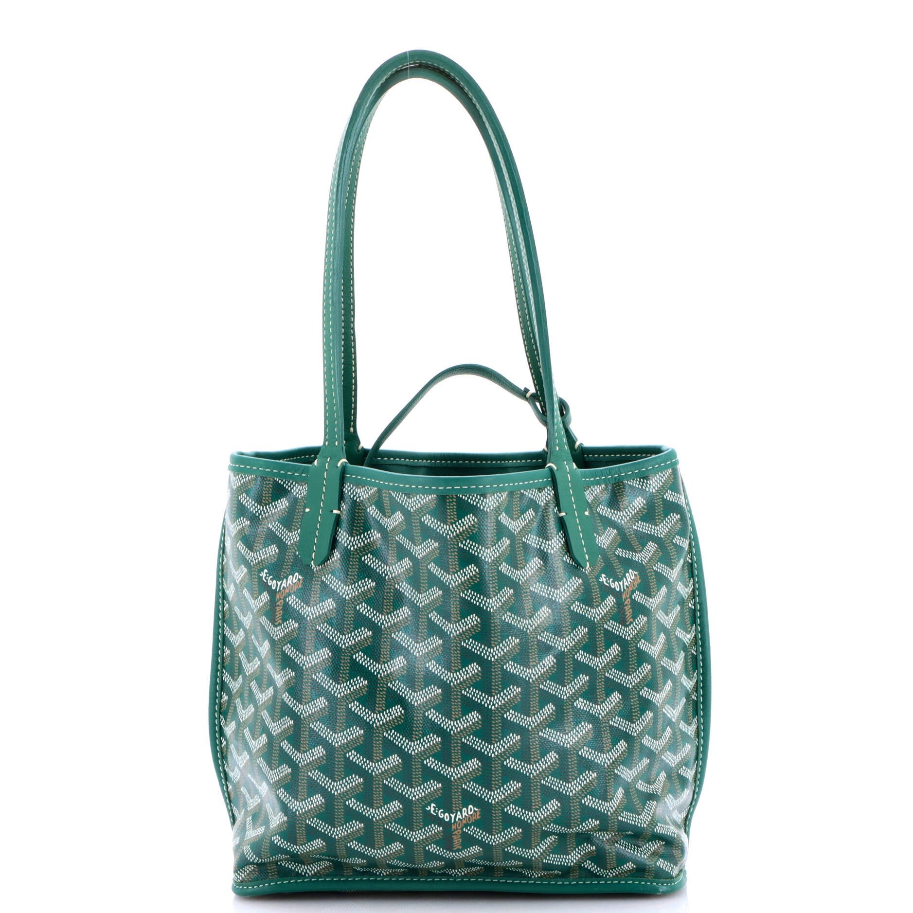 Anjou Reversible Tote Coated Canvas PM