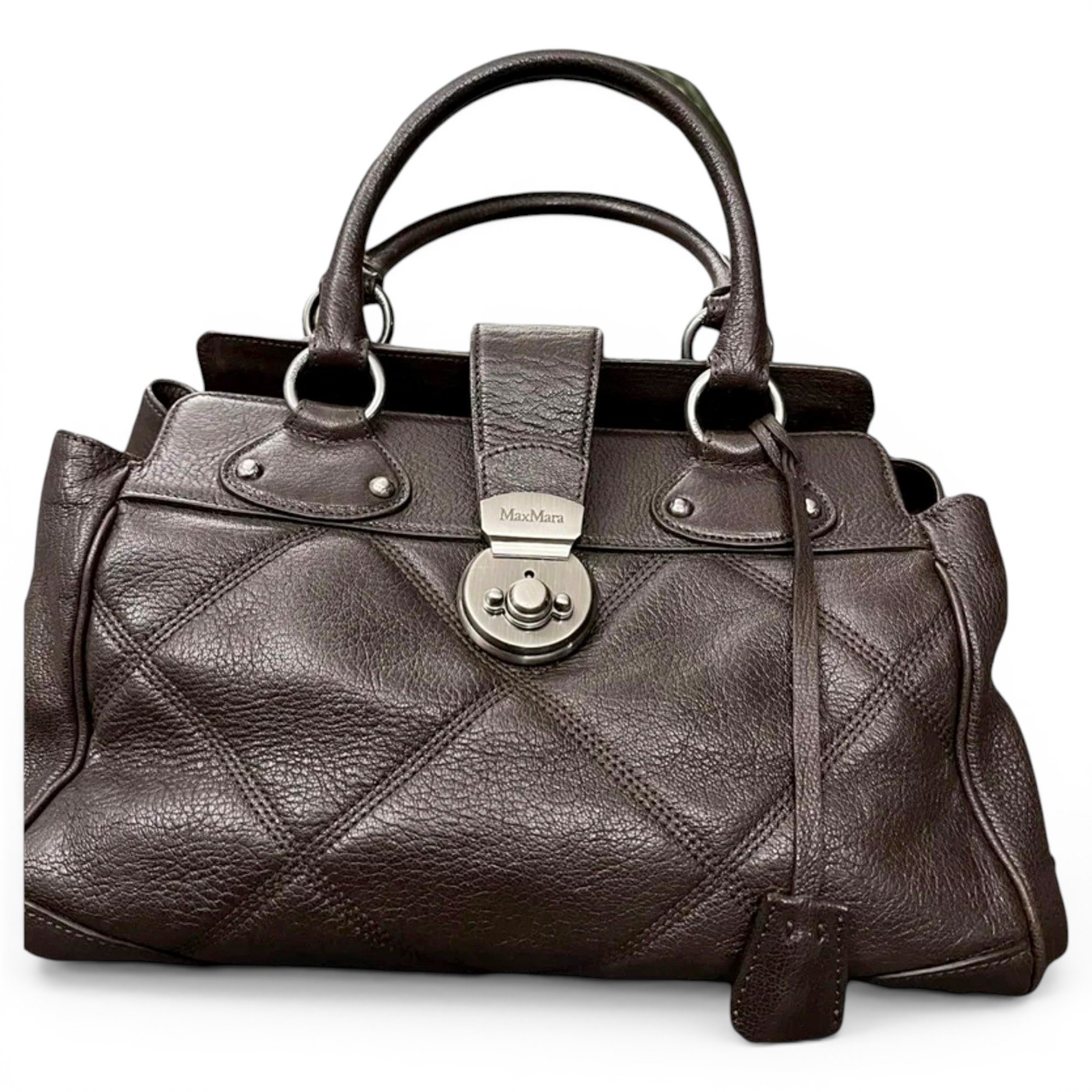 Leather handbag