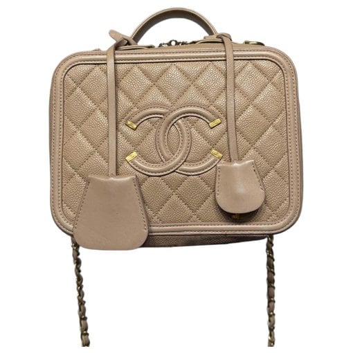 Trendy CC Vanity leather handbag
