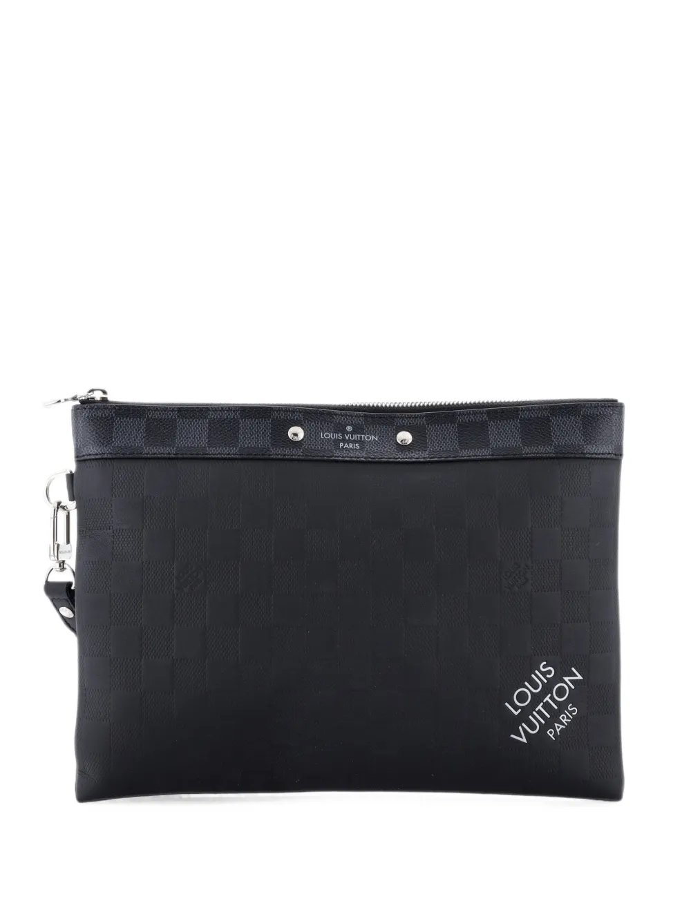 Pochette To Go Damier Infini Leather clutch bag
