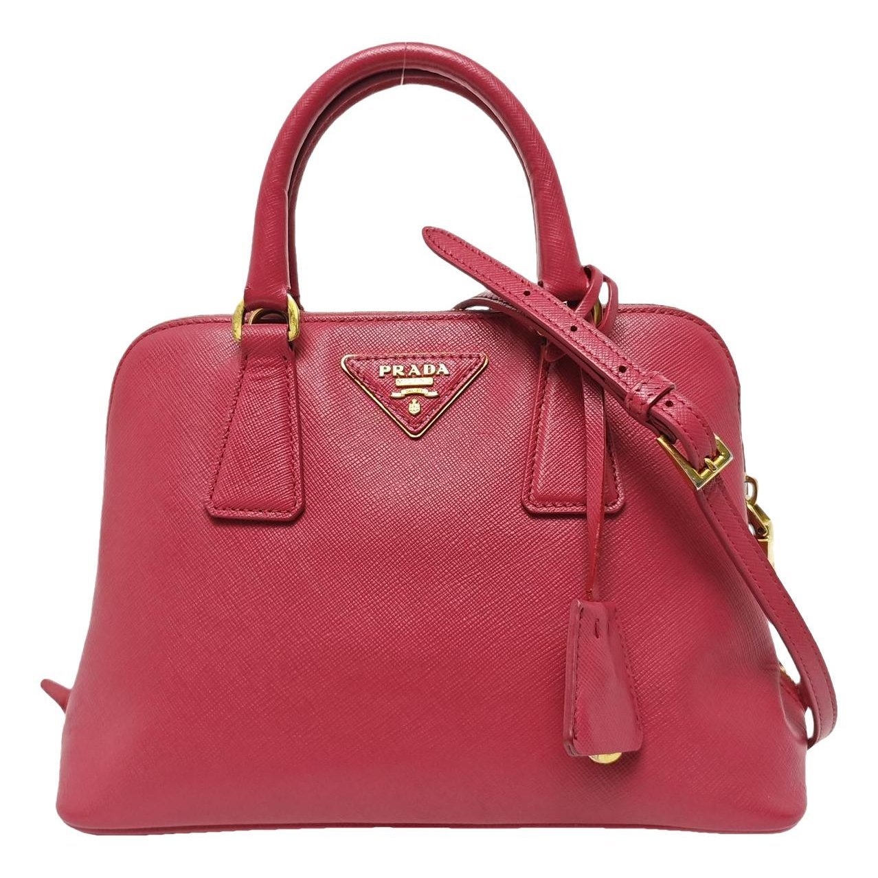 Promenade leather handbag