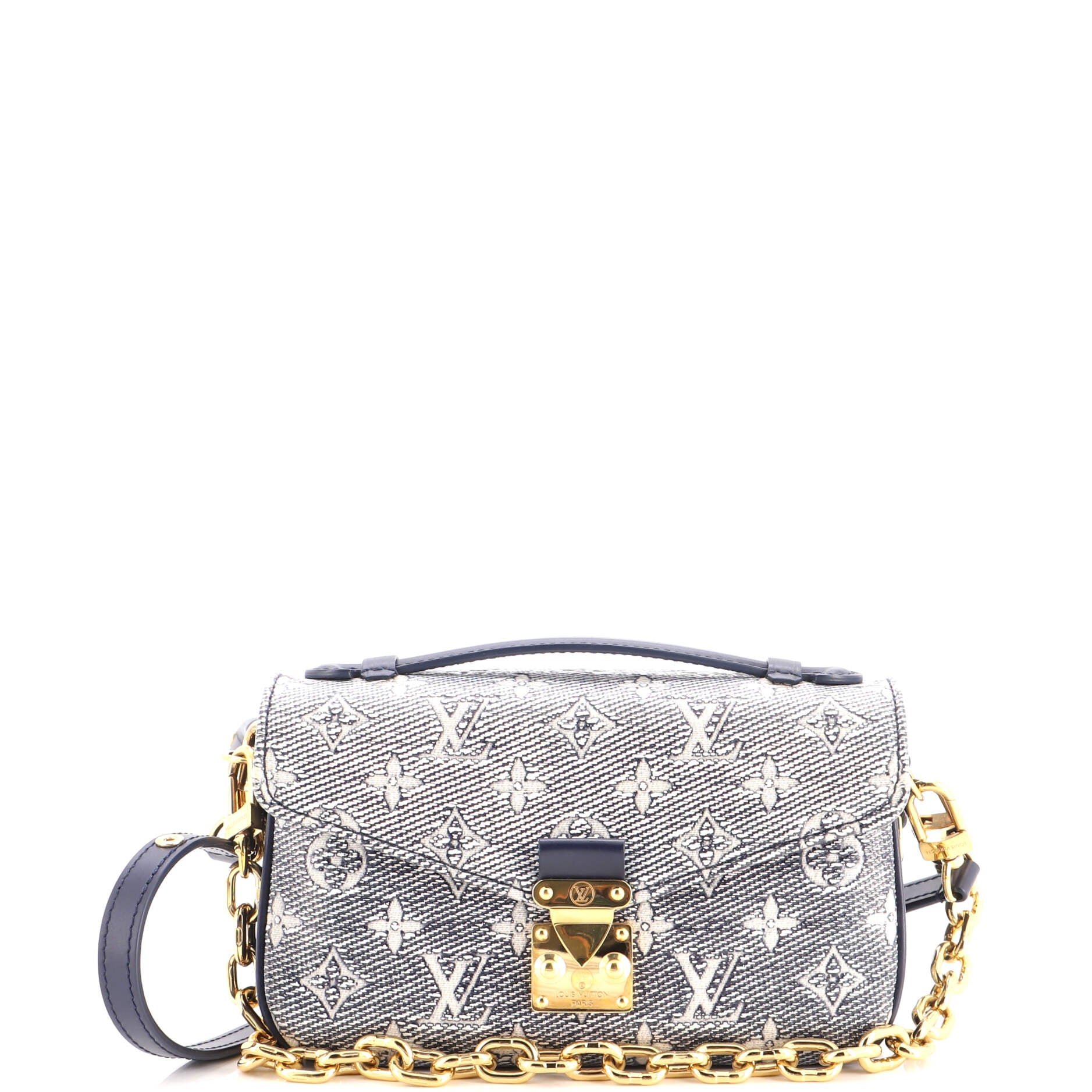 Pochette Metis Monoglam Jacquard Canvas East West