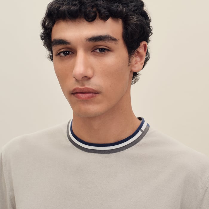 Mastic "Rayures & Twist" Crewneck Sweater