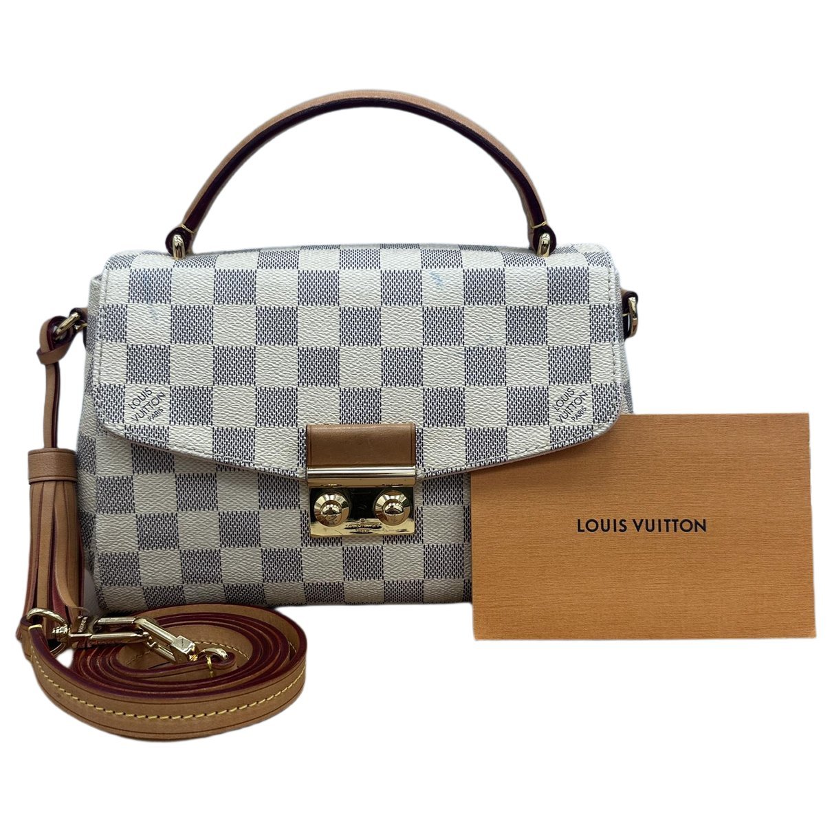 Croisette leather handbag