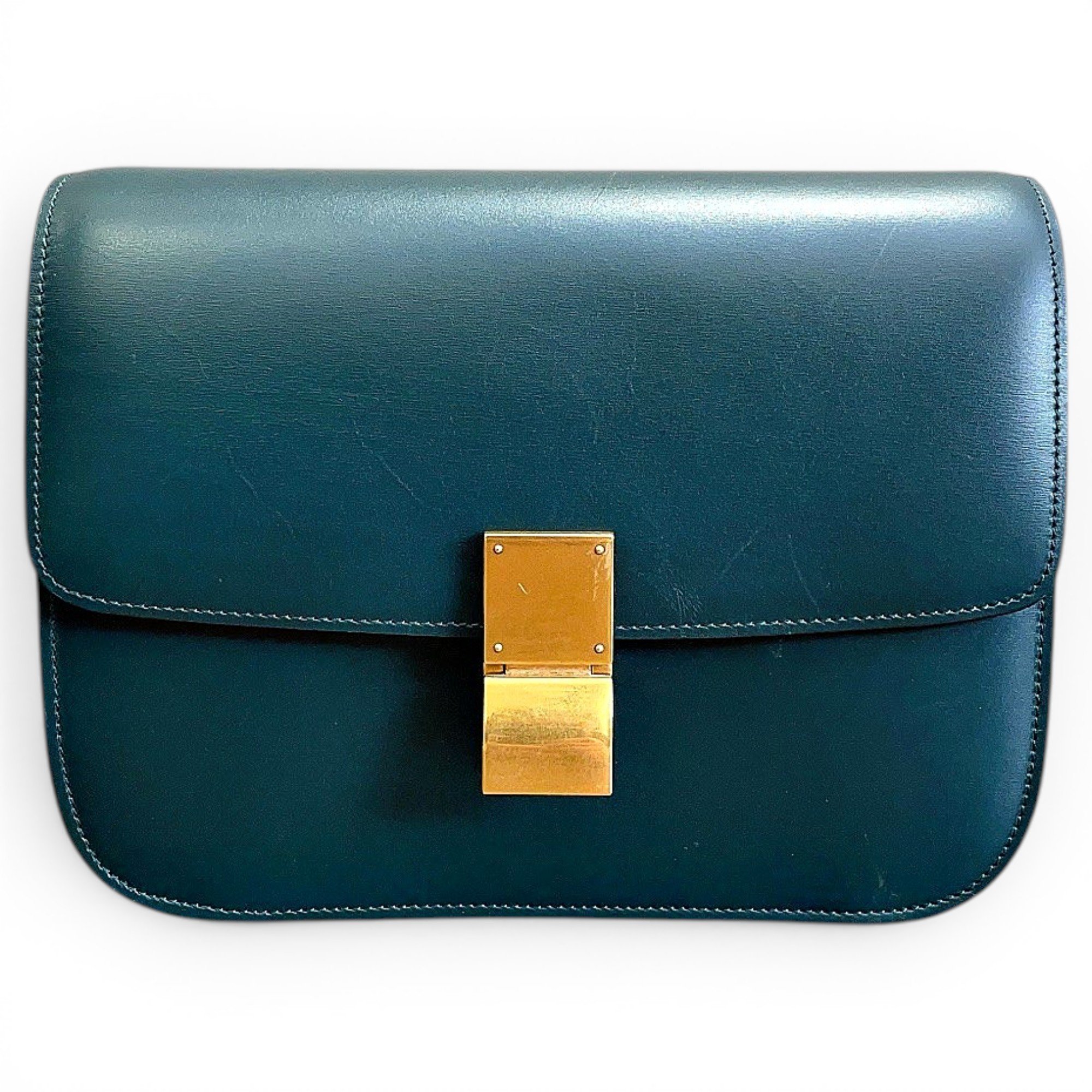 Classic leather handbag