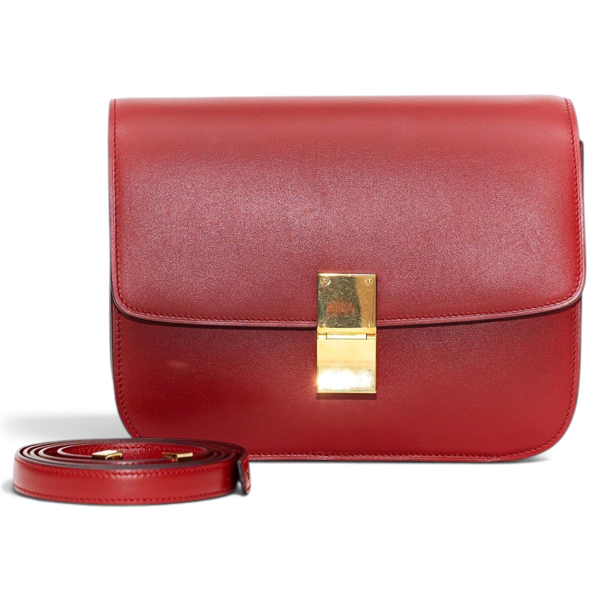 Classic leather crossbody bag