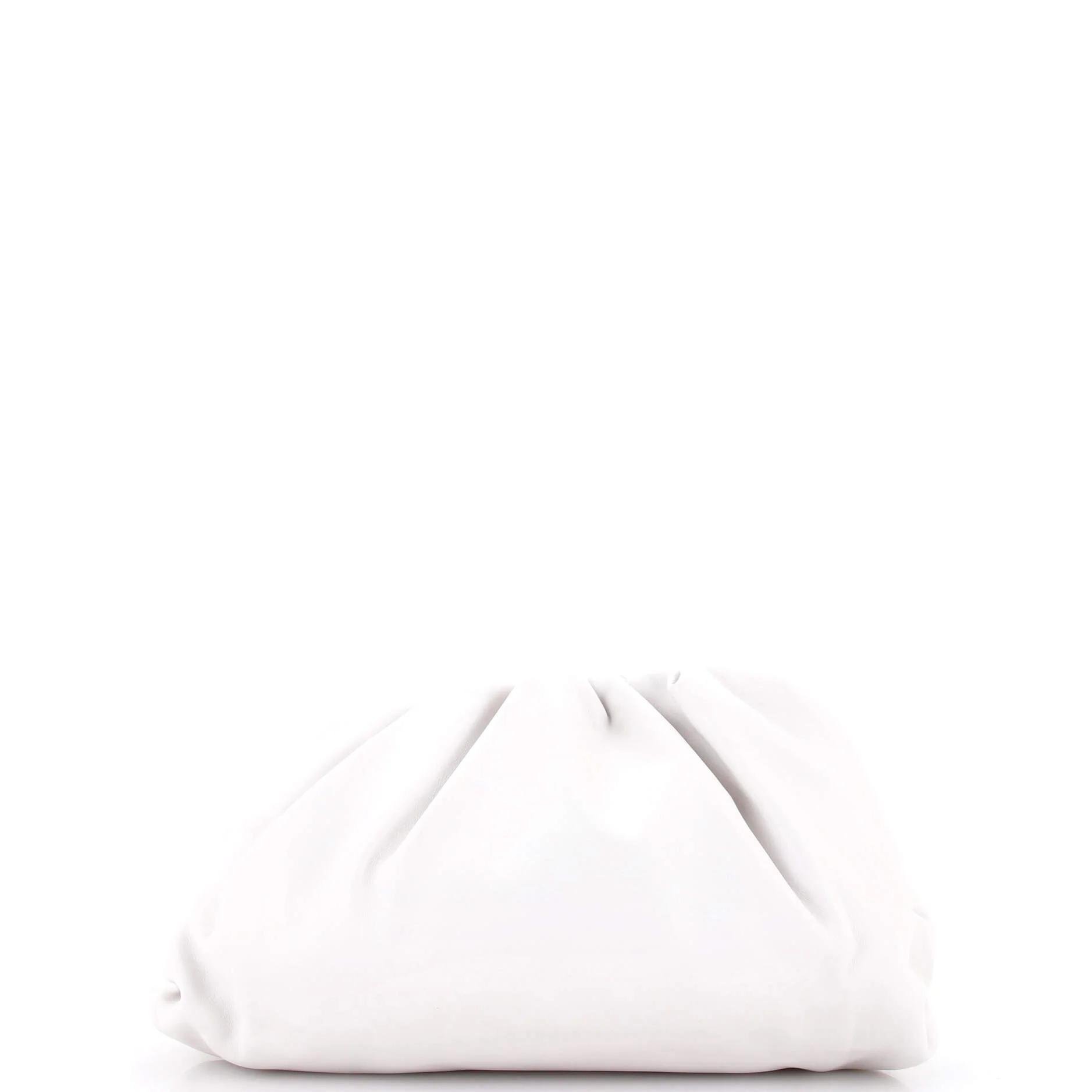 Leather clutch bag
