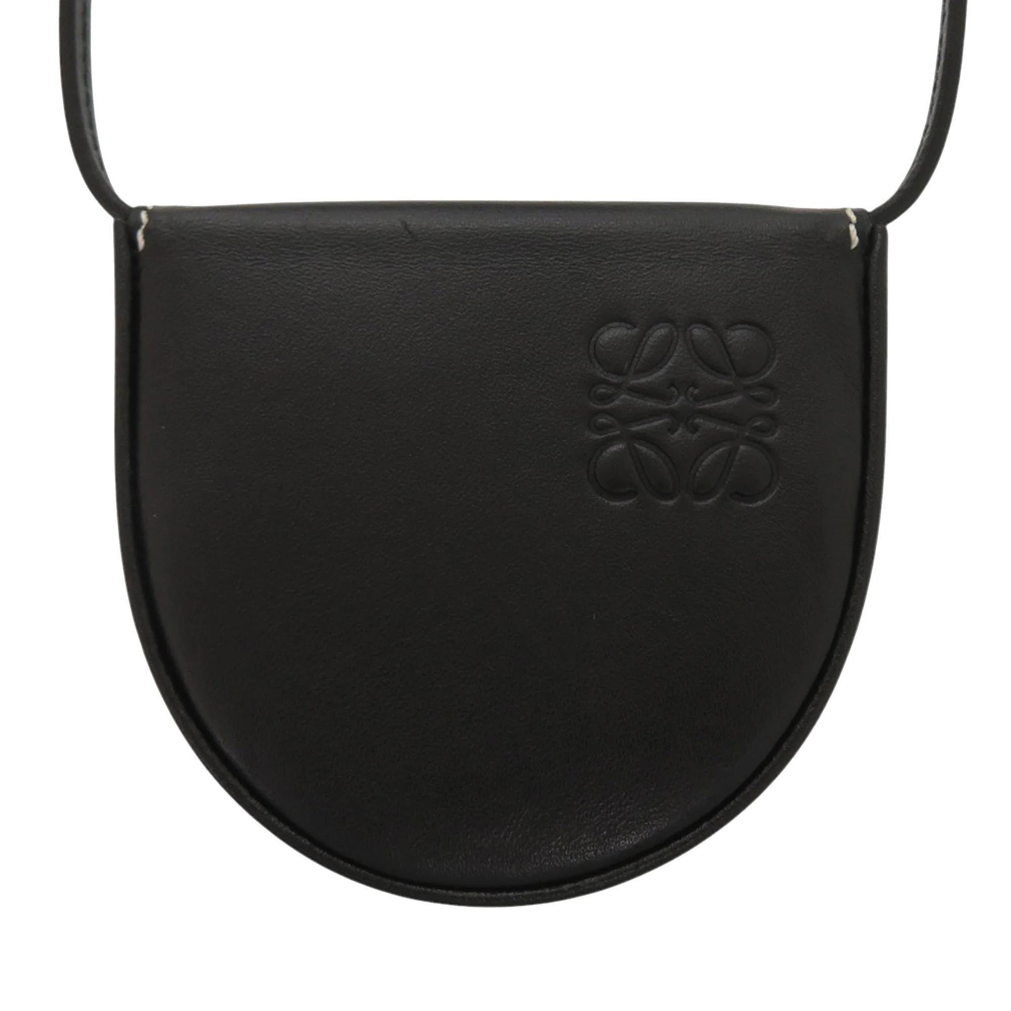 Anagram pony-style calfskin crossbody bag
