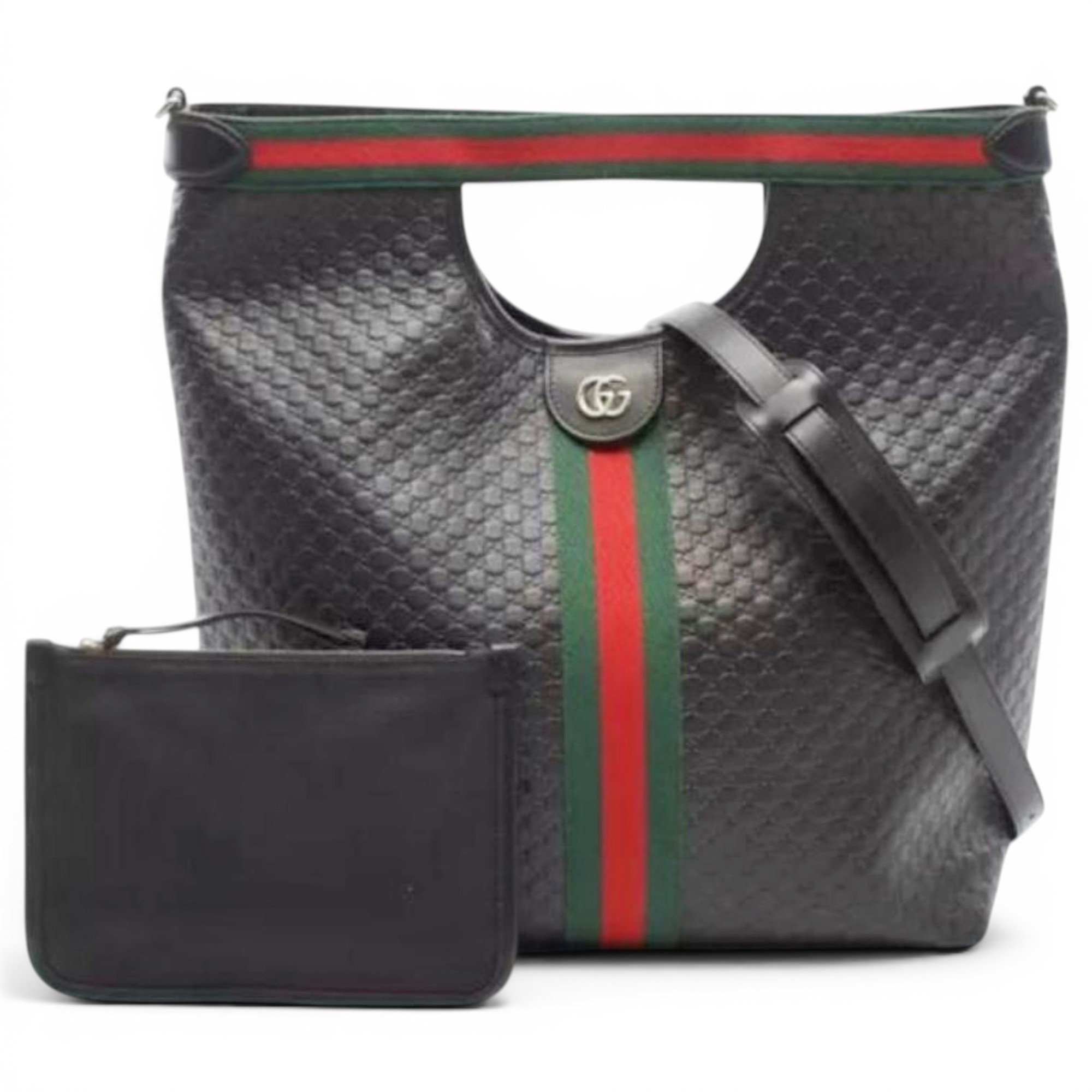 Gucci Giglio leather tote