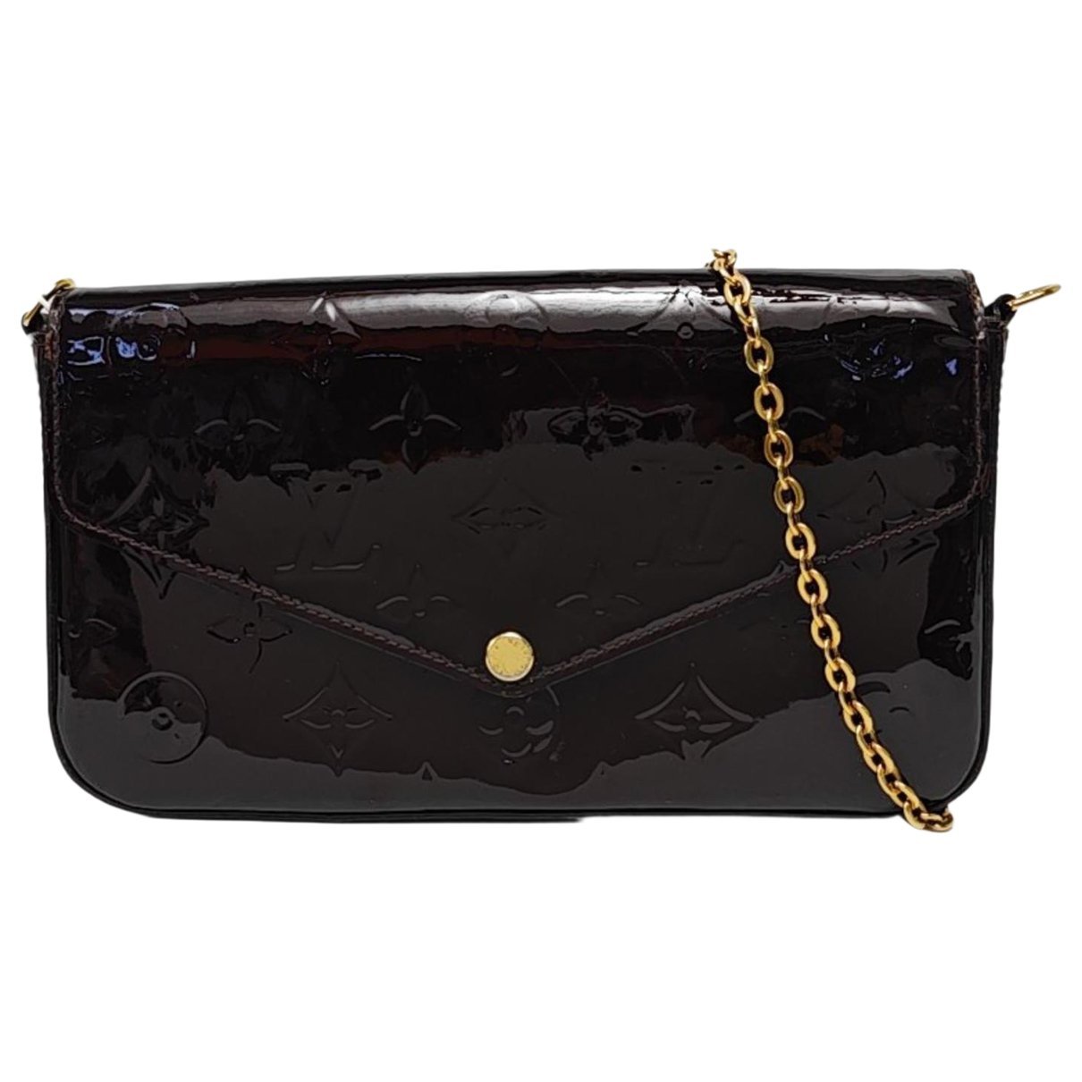 Félicie patent leather crossbody bag