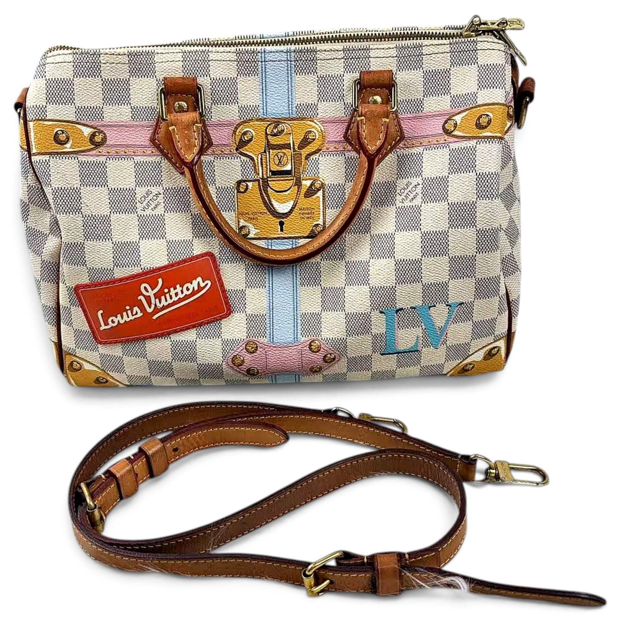 Louis Vuitton Speedy leather handbag