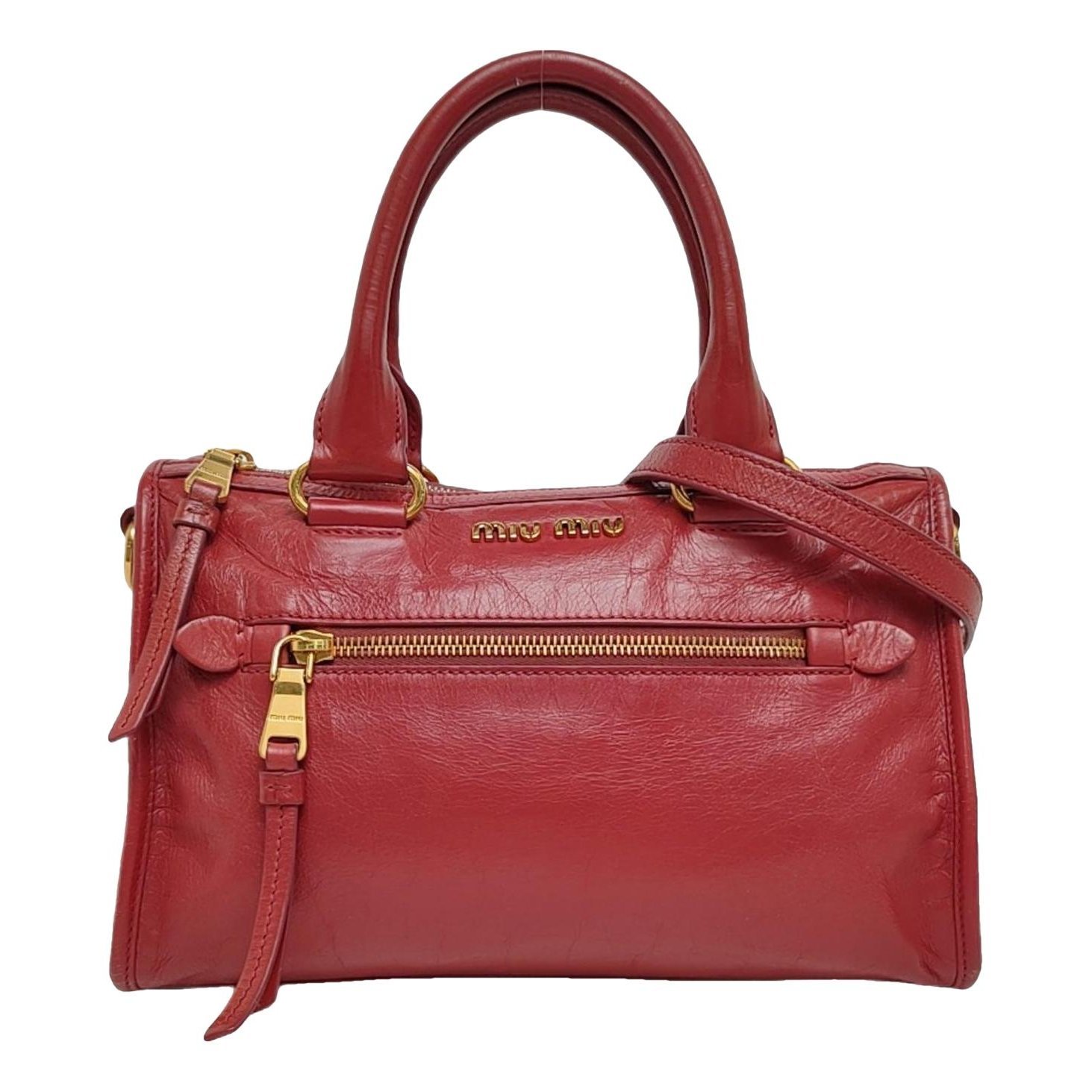 Leather handbag