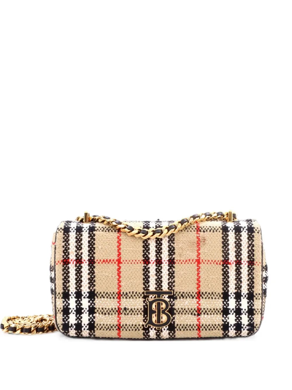Lola Vintage Check Tweed Small shoulder bag