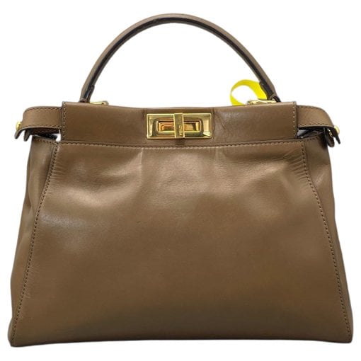 Peekaboo leather handbag