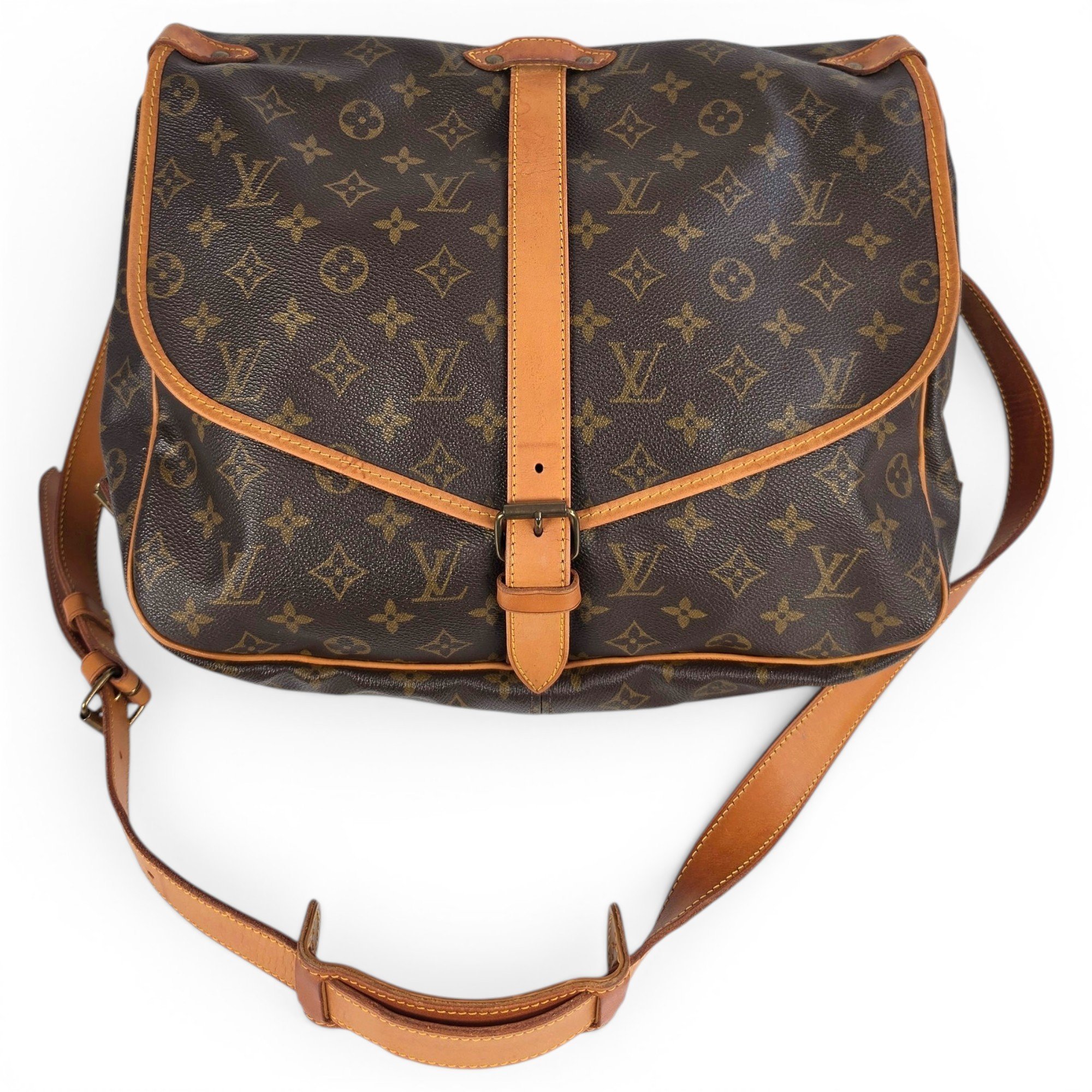 Saumur leather crossbody bag