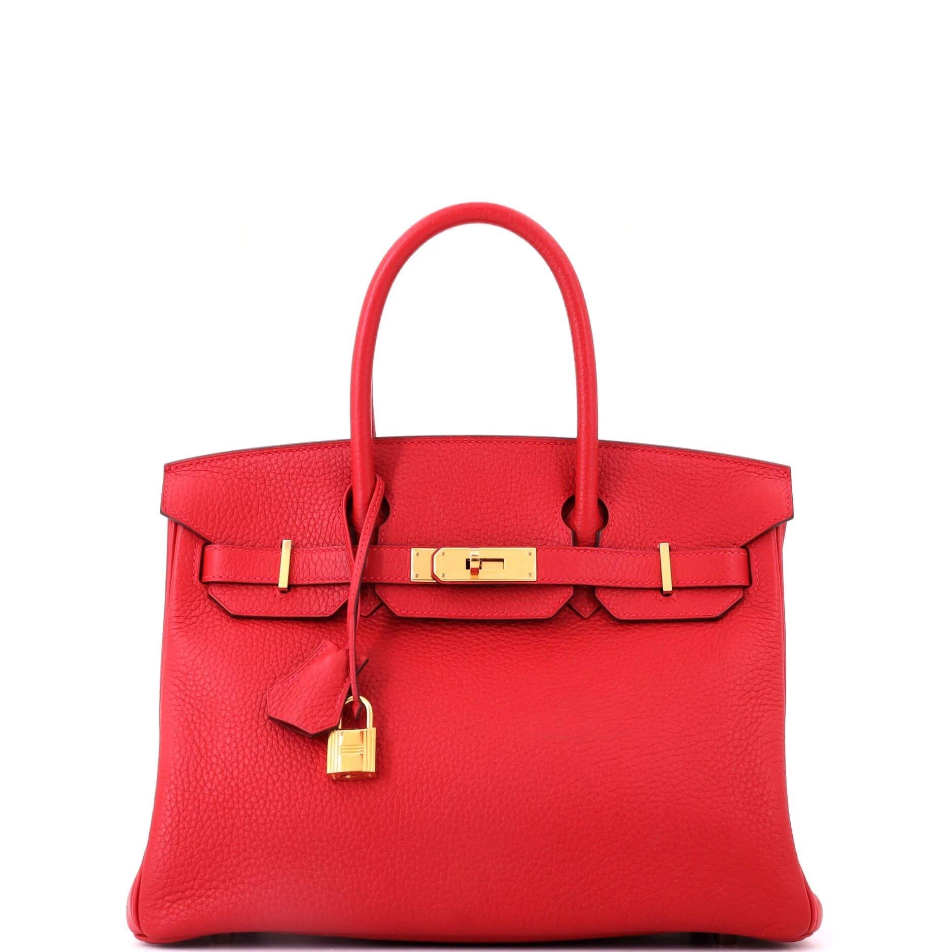 Birkin 30 leather handbag
