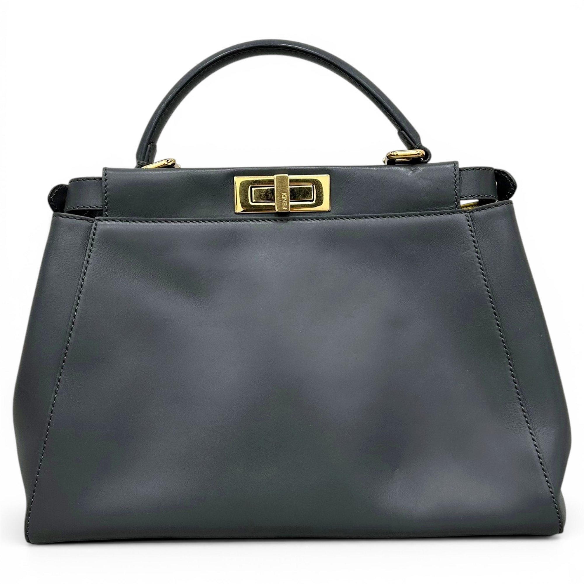 Peekaboo leather handbag