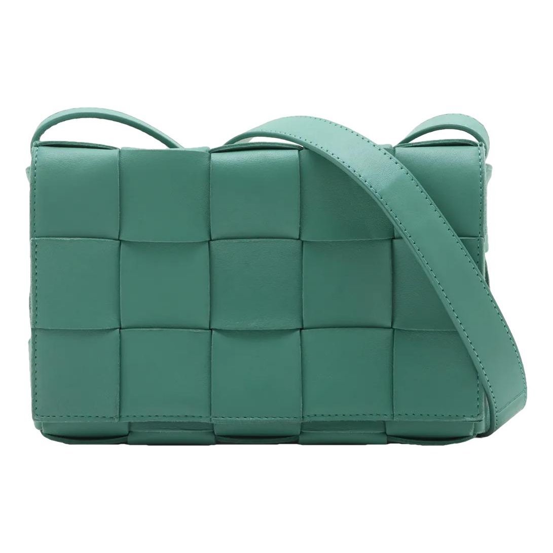 Cassette leather crossbody bag