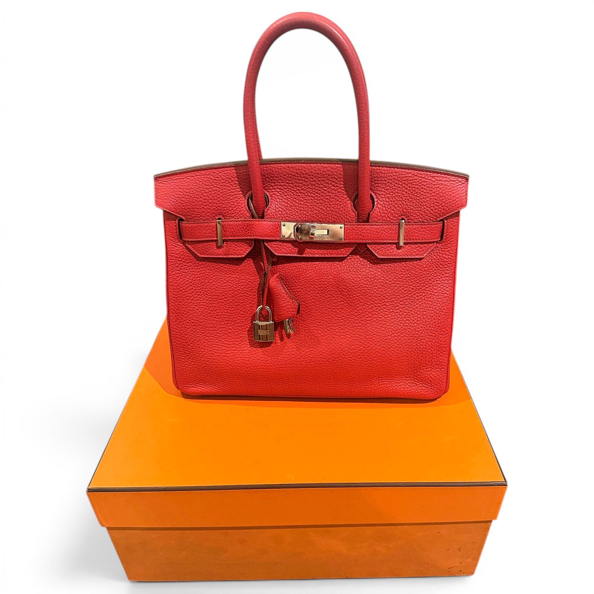 Birkin 30 leather handbag