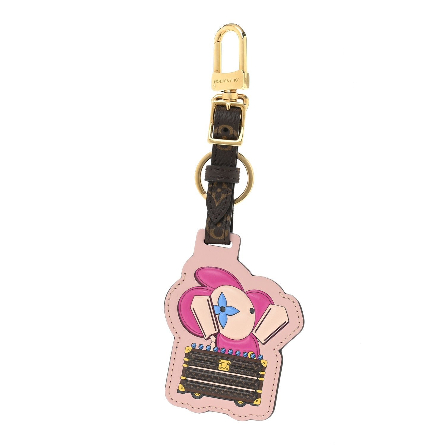 Louis Vuitton Monogram Calfskin Vivienne Funfair Bag Charm Key Holder