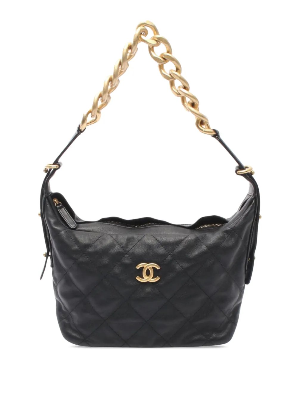 2021-2026 Quilted Calfskin Daily Hobo shoulder bag