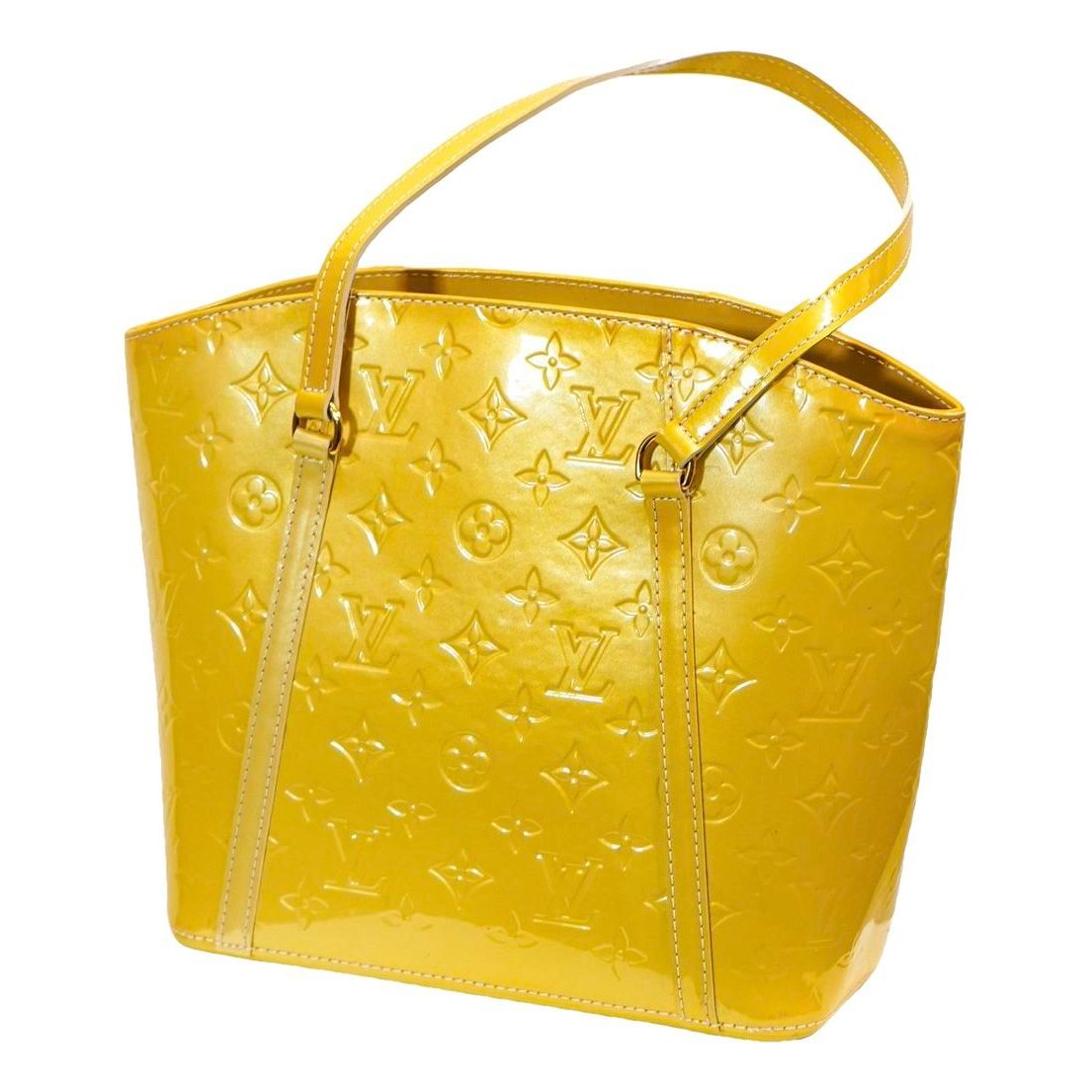 Patent leather tote