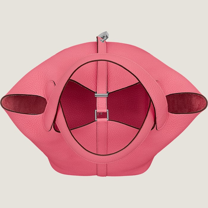 Rose Azalée Picotin Lock 22 Bag