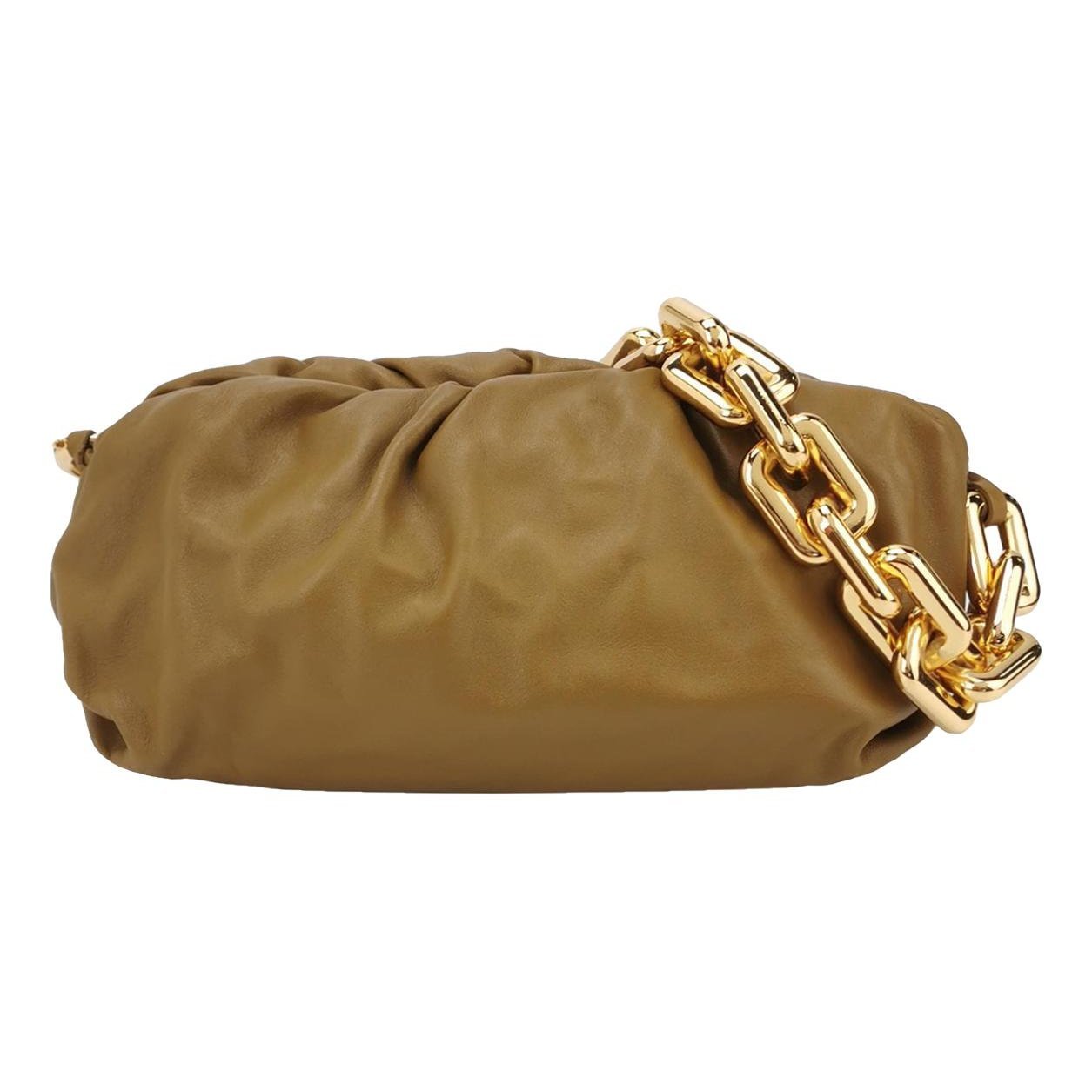 Chain Pouch leather handbag