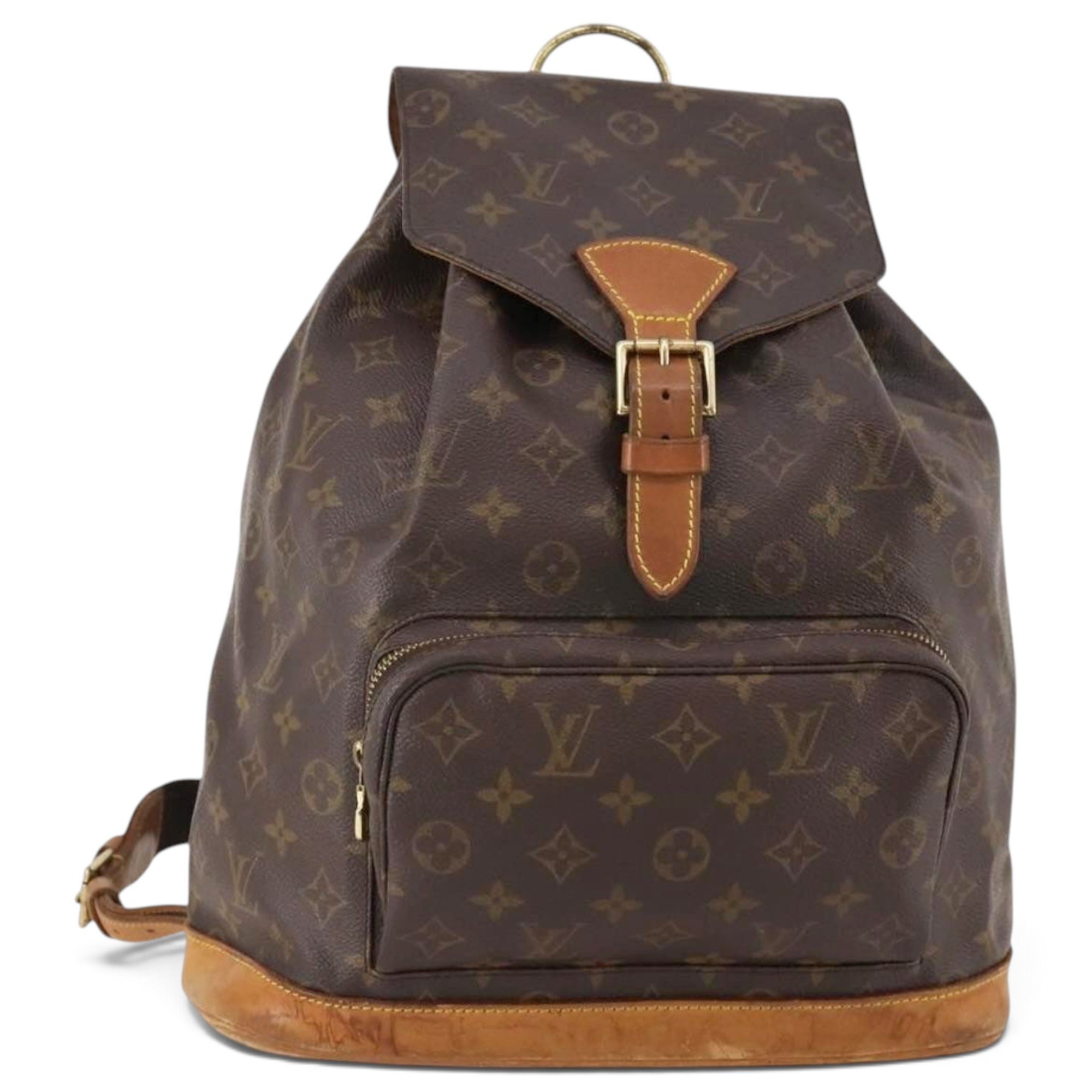 Montsouris leather backpack