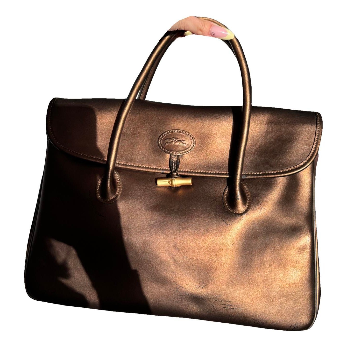 Roseau leather handbag