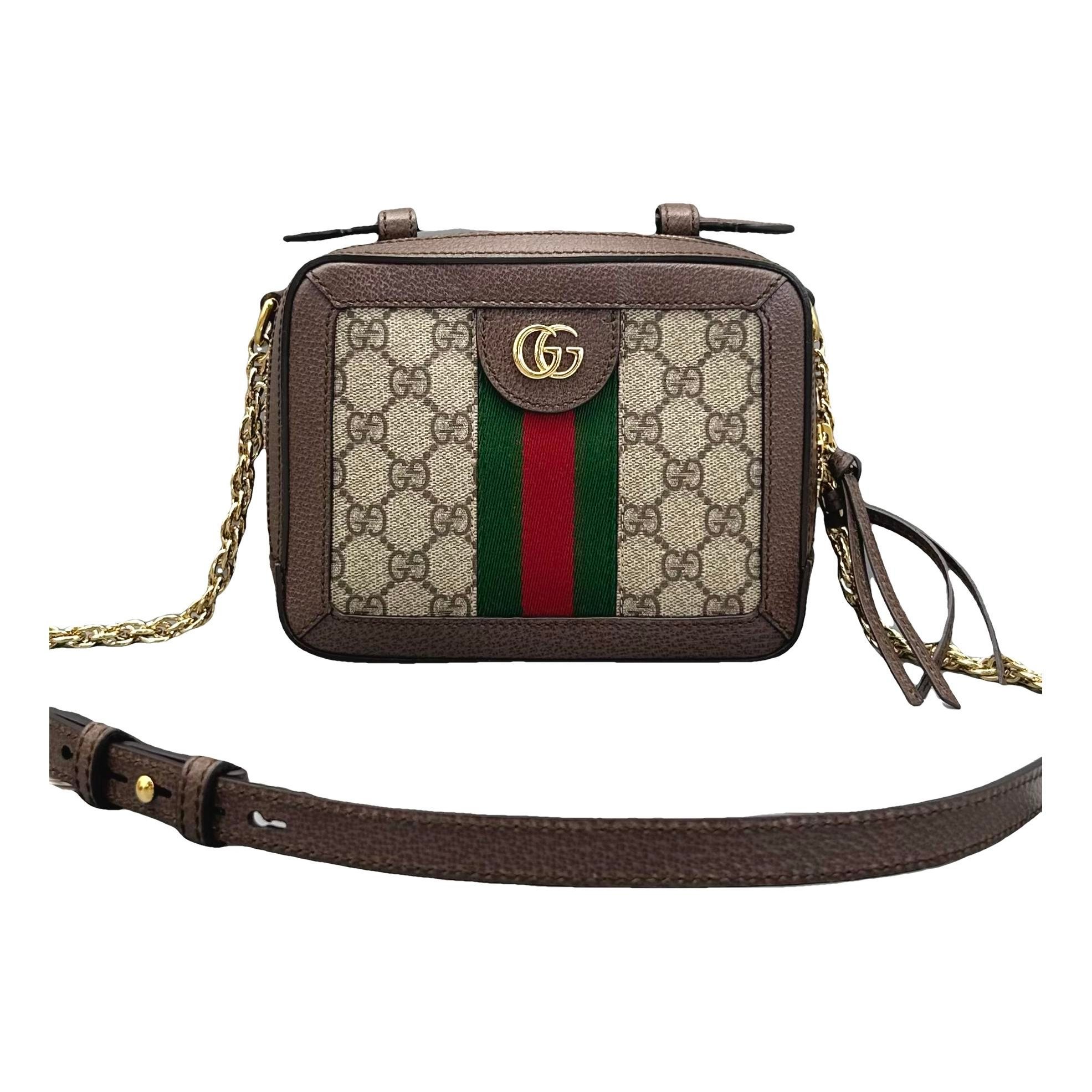 Ophidia cloth crossbody bag