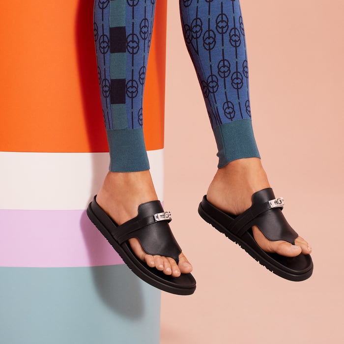 Noir Empire Sandal