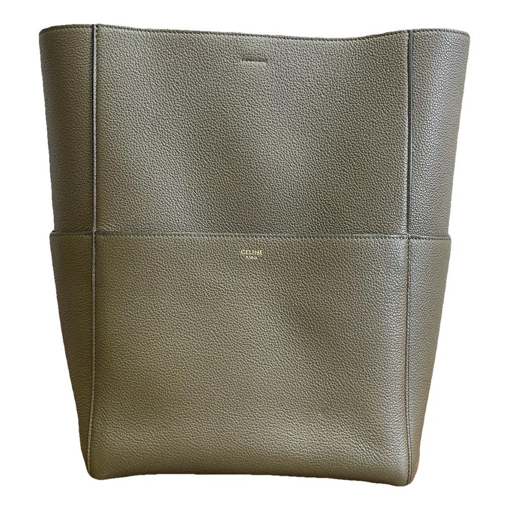 Seau Sangle leather handbag