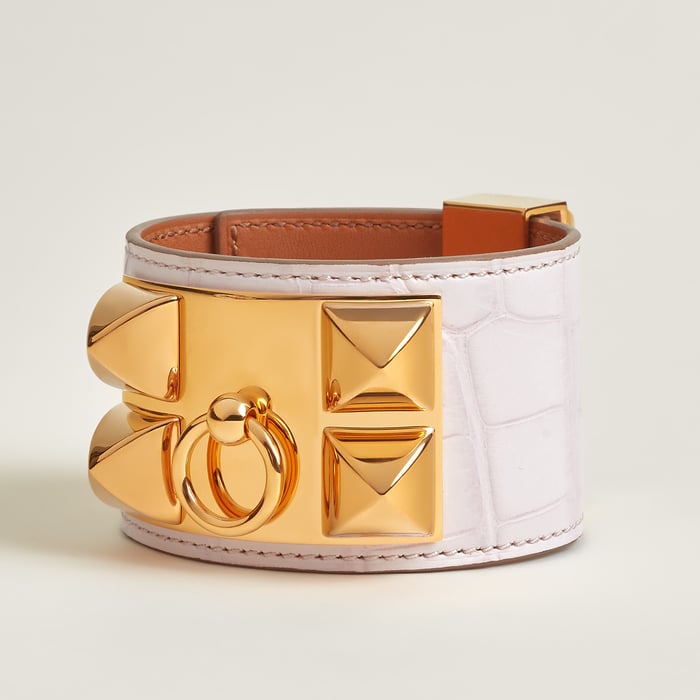 Mauve Pâle Collier De Chien Bracelet