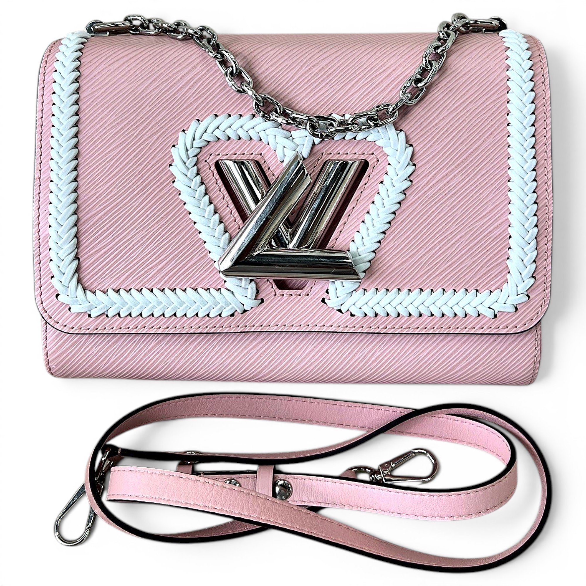 Twist leather crossbody bag