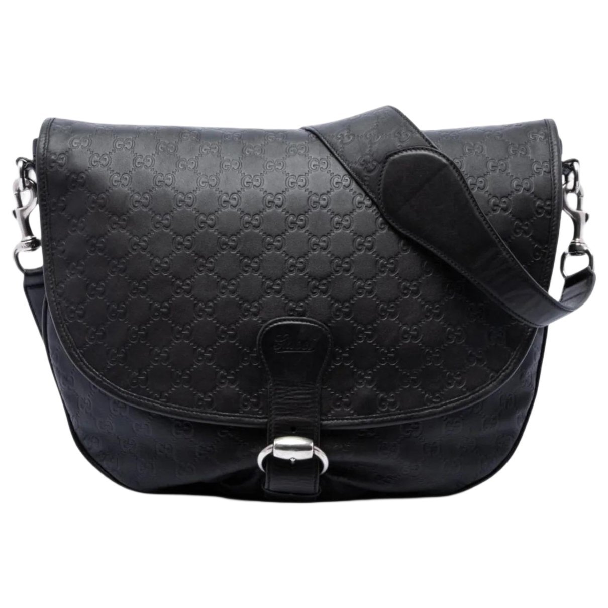 Gucci B leather crossbody bag
