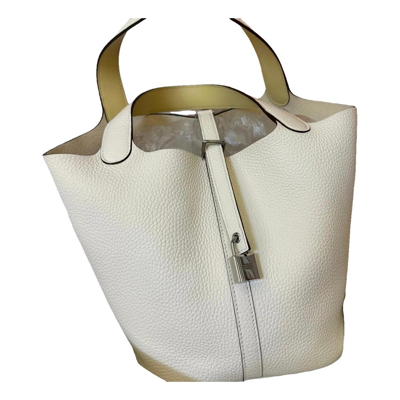 Picotin leather handbag