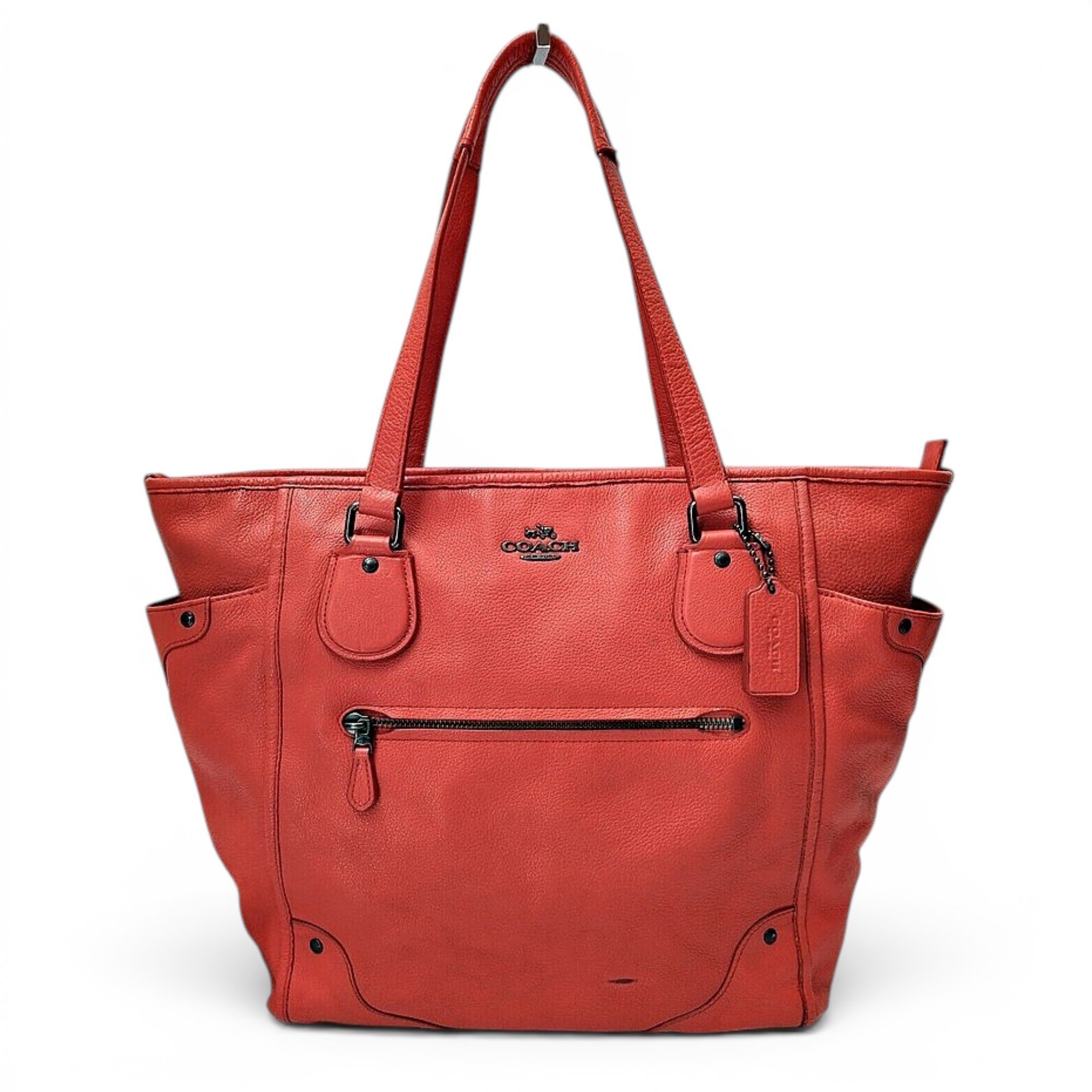 Leather tote
