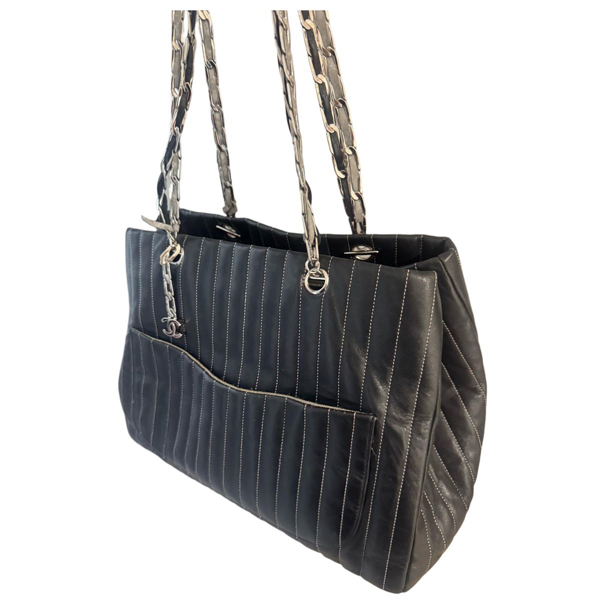 Leather tote