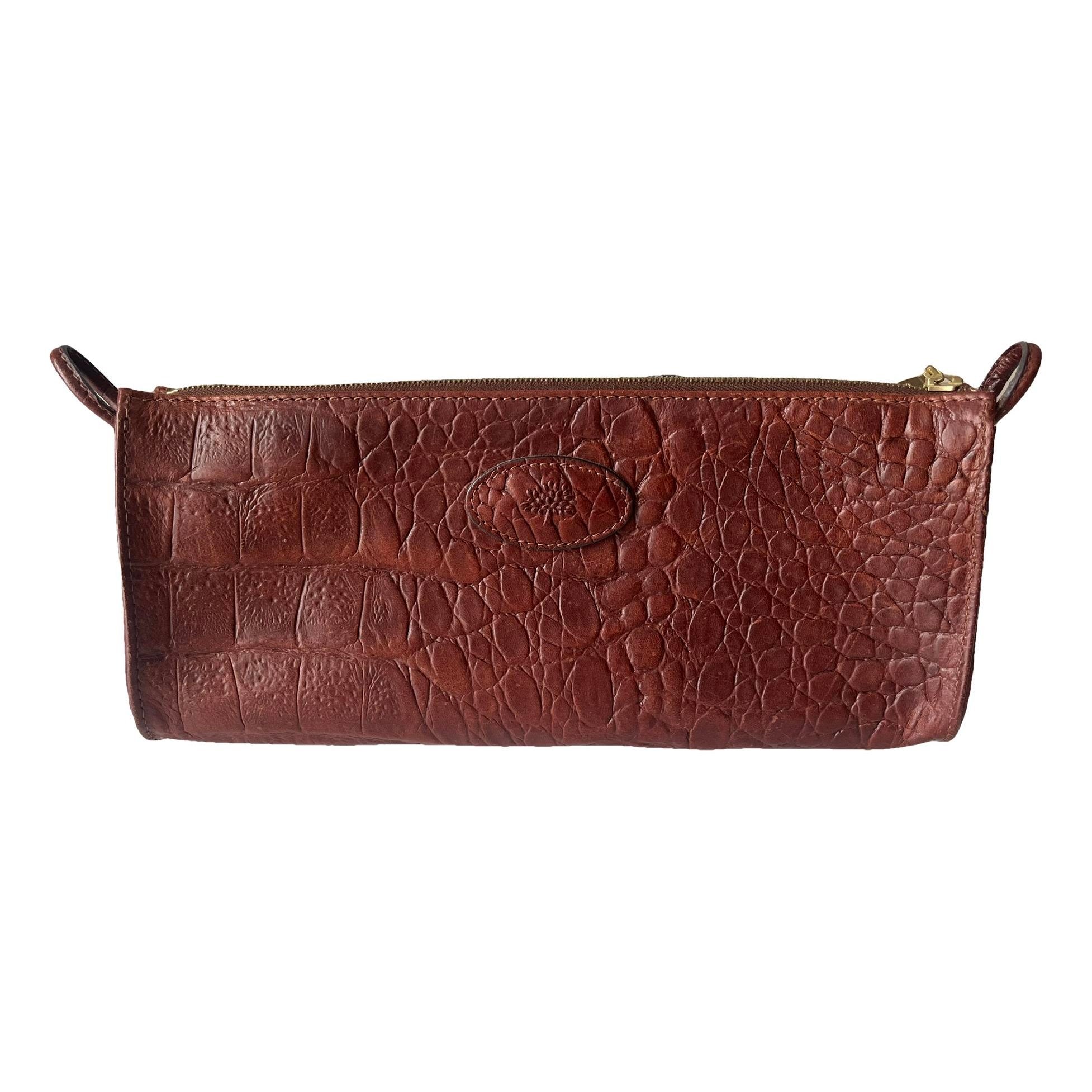 Mulberry Leather clutch bag