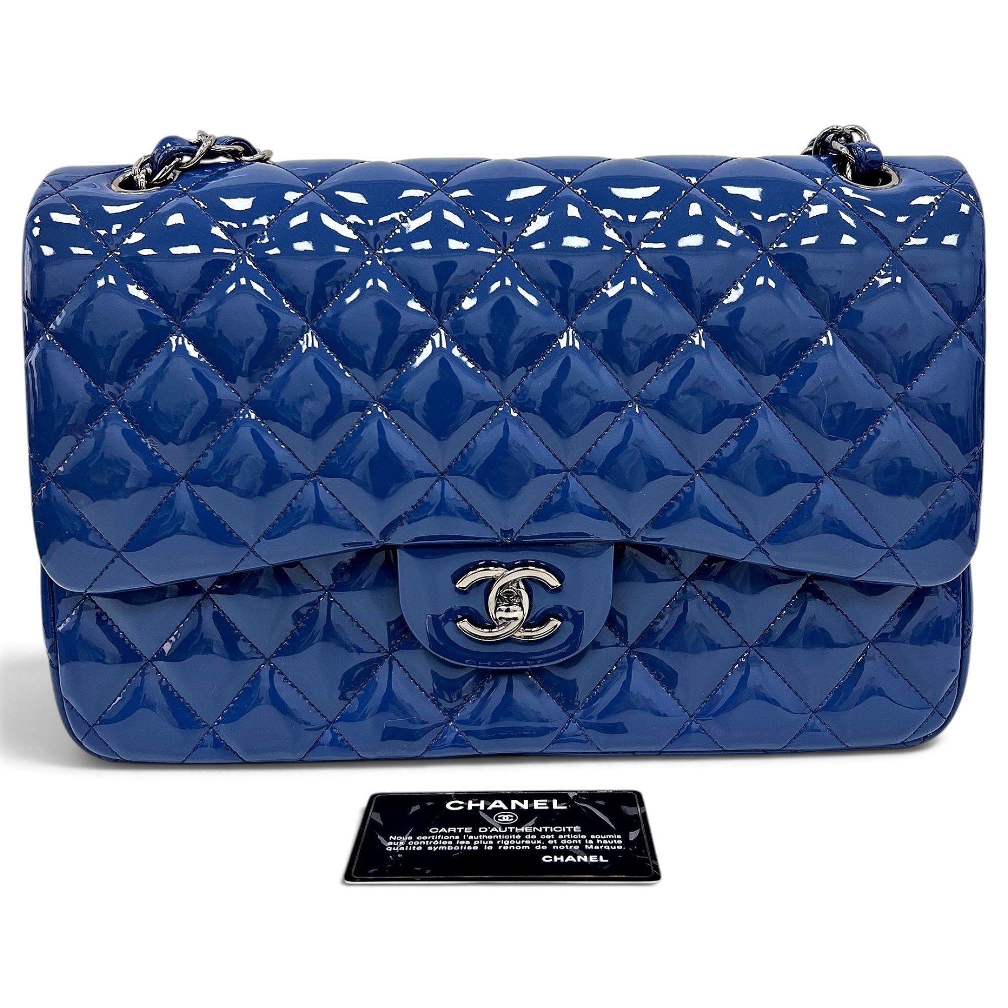 Timeless/Classique patent leather handbag