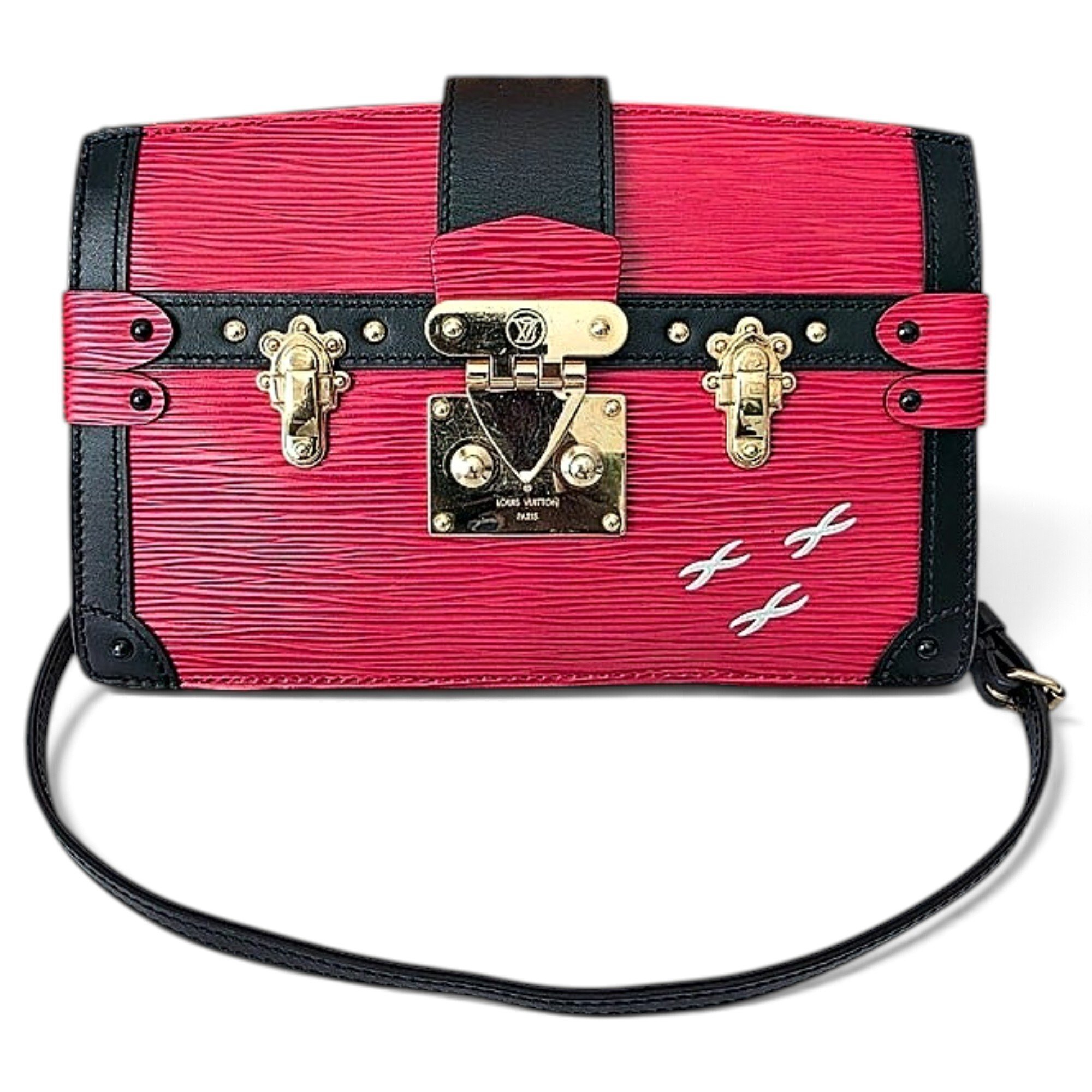 Pochette Trunk leather crossbody bag