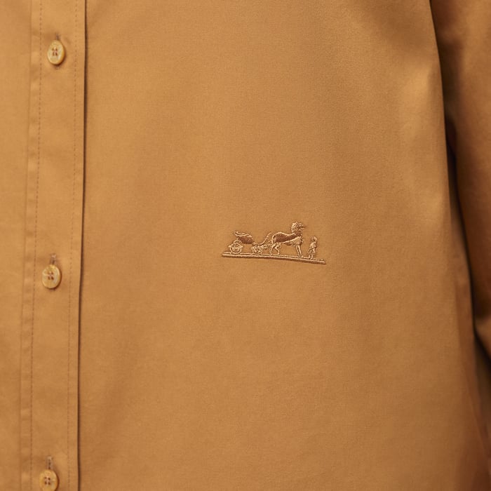 Marron Ocre Masculine Shirt