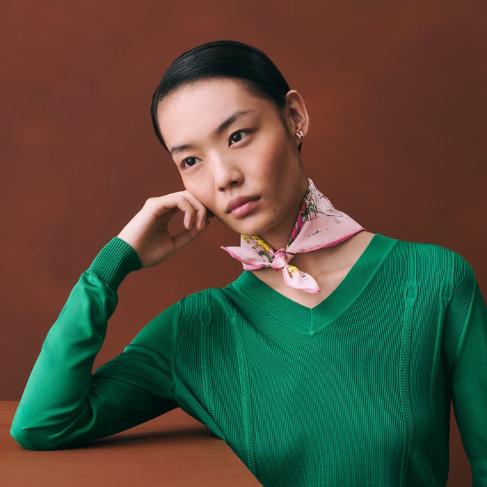 Le Pommier Sellier 45方巾