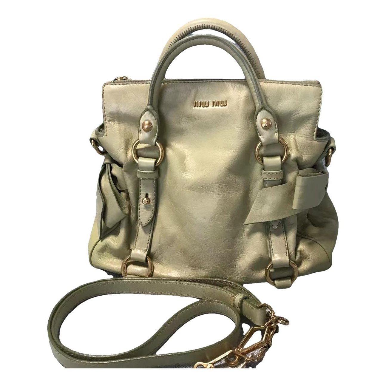 Leather handbag