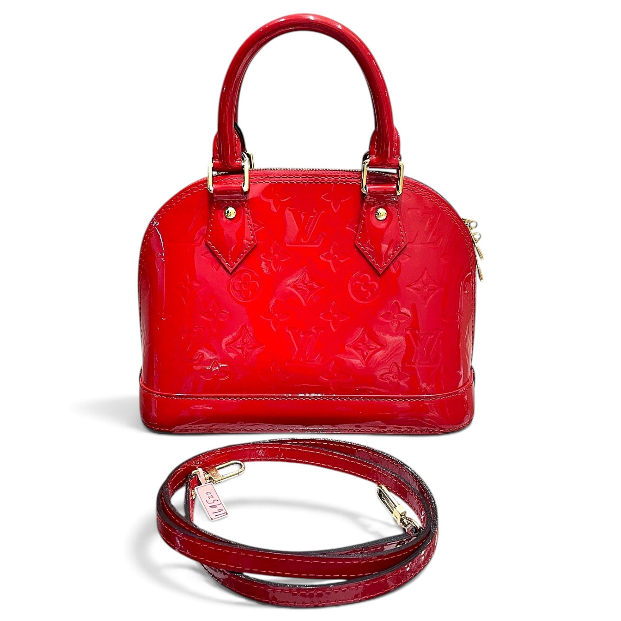 Louis Vuitton Alma BB patent leather crossbody bag