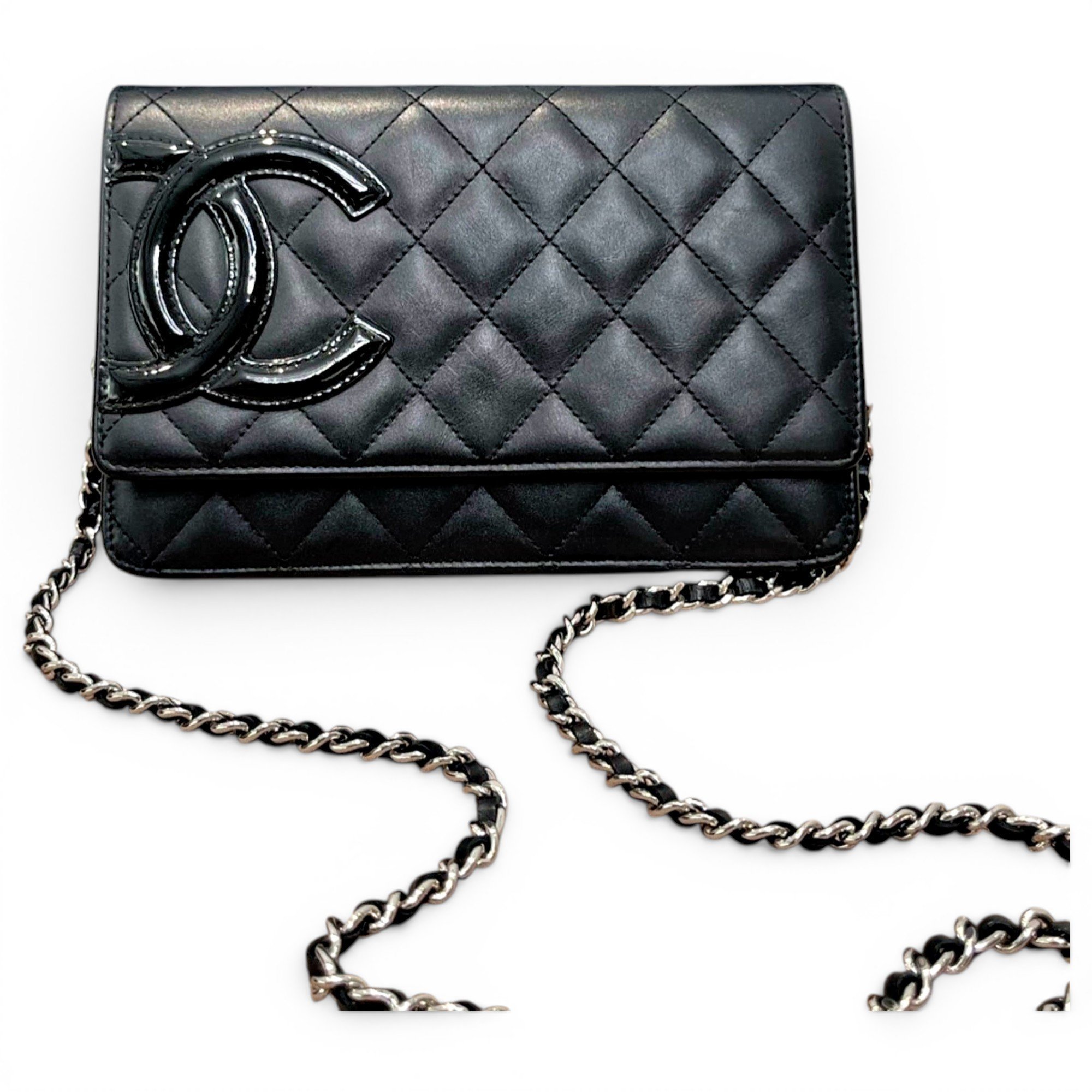 Wallet On Chain Cambon leather crossbody bag