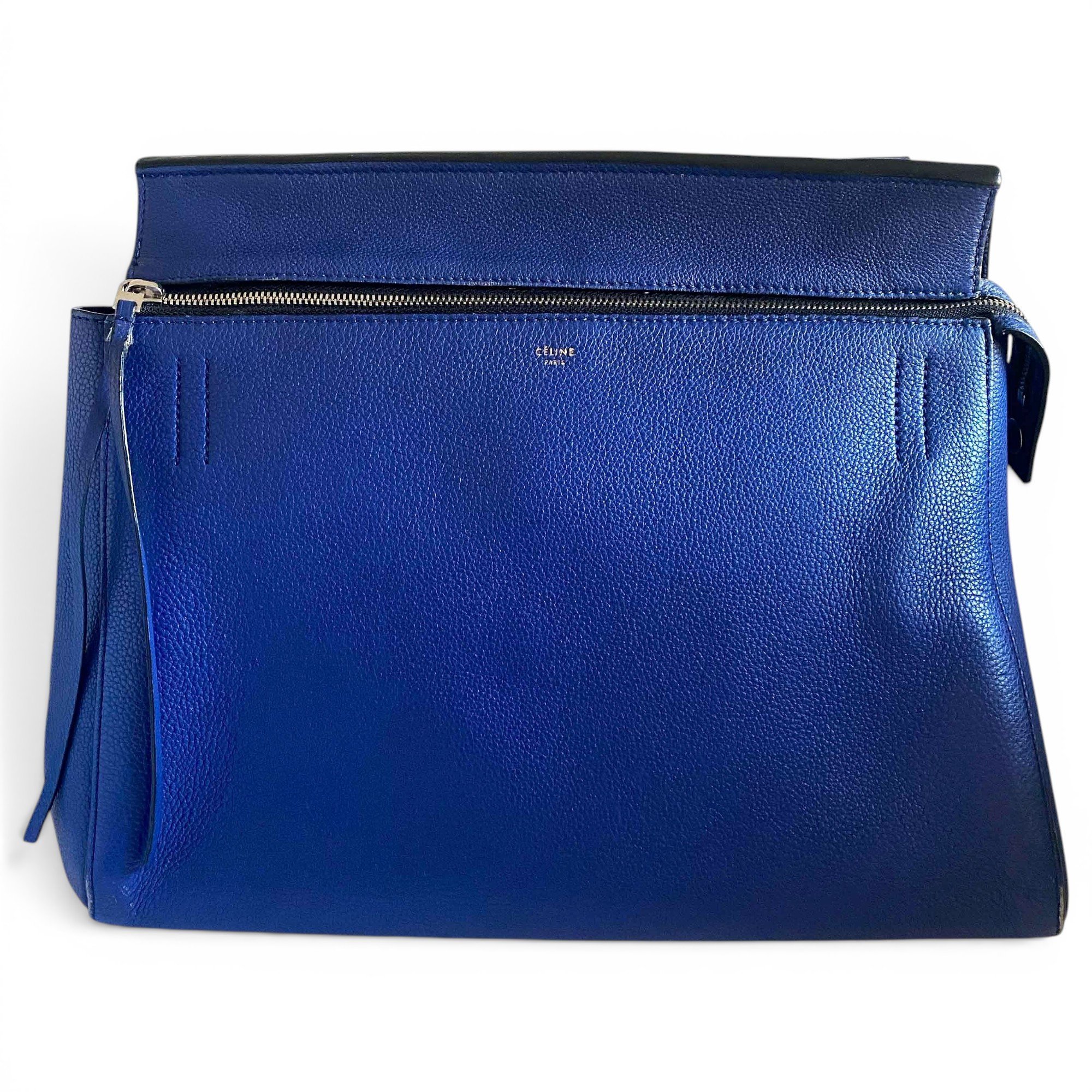 Edge leather handbag