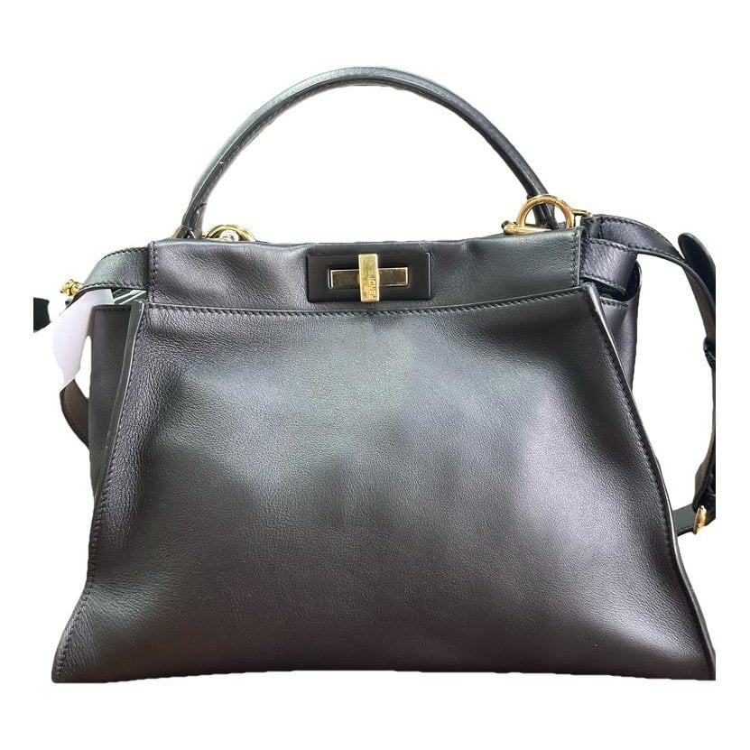 Peekaboo leather handbag
