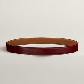 Reversible leather strap 32 mm